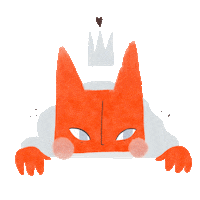 Fox Frame Sticker