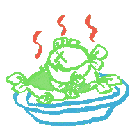 Drawing Eating Sticker by Mediatoon Distribution