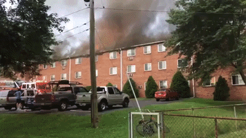 Major Fire Consumes Apartment Building in Pottstown, Pennsylvania