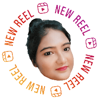 Snigdha Sticker by BORN ON INSTAGRAM