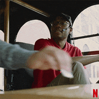 money bus GIF by NETFLIX