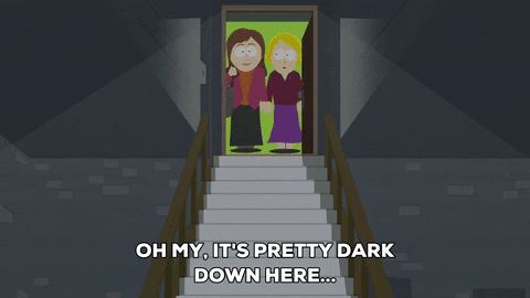 dark searching GIF by South Park 