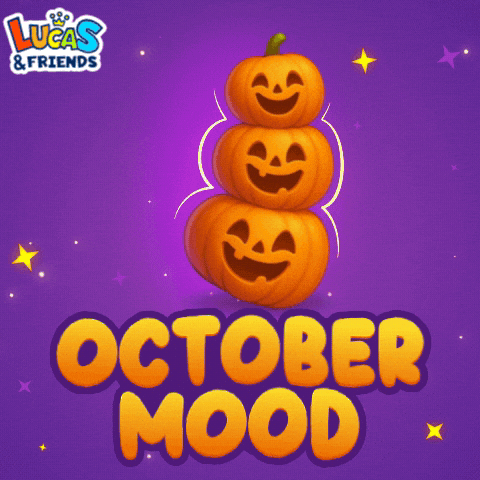 Trick Or Treat Fall GIF by Lucas and Friends by RV AppStudios