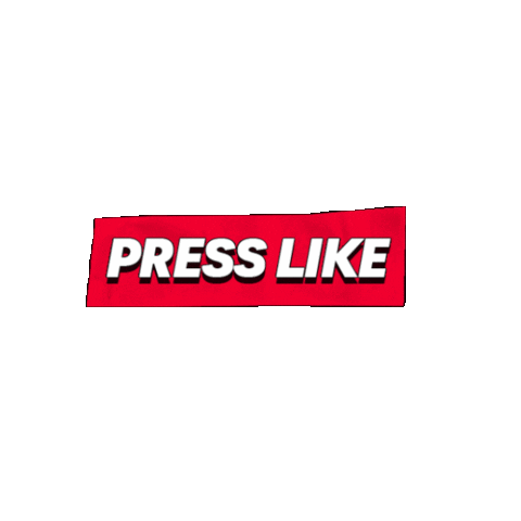 Press Like Sticker by PIN-UP