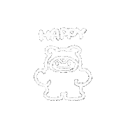tabane happy dance うれしい はっぴ Sticker