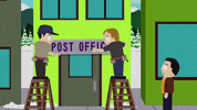post office sign GIF by South Park 