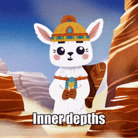 Wisdom Depth GIF by Llamaozi