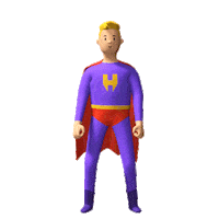 Celebrating Super Hero Sticker by Extia