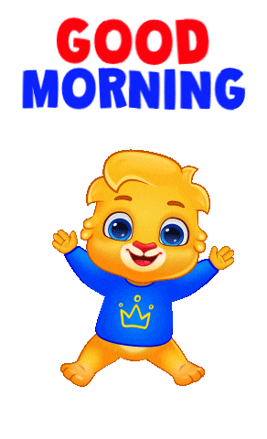 Good Morning Sticker by Lucas and Friends by RV AppStudios