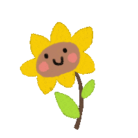 Happy Sunflower Sticker