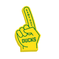 Game Day Ducks Sticker by University of Oregon
