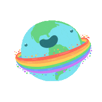 Rainbow Love Sticker
