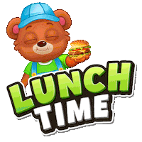 Hungry Lets Eat Sticker by Lucas and Friends by RV AppStudios