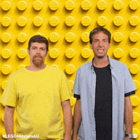 LEGOMastersAU australia awkward nervous lego GIF