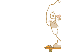 Bunny Go Sticker by EVANS艾特兔