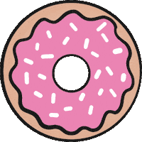 Pink National Donut Day Sticker by Krissyanne Designs