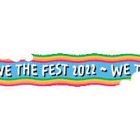 Wtf22 Sticker by We The Fest