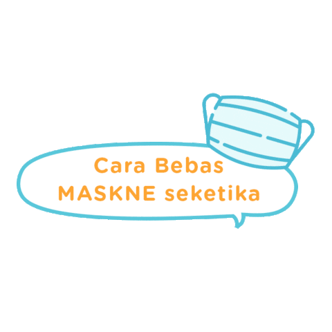 dermaangel_id masker jerawat dermaangel maskne Sticker