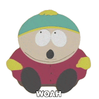 Eric Cartman Wow Sticker by South Park