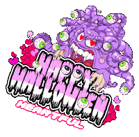 Halloween Monster Sticker