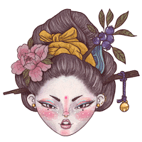 China Flower Sticker