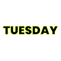 Tuesday Martedi Sticker by Sembuster