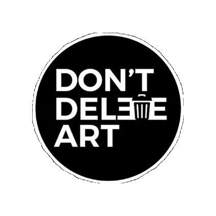 dontdeleteart dda dontdeleteart Sticker