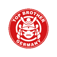 TopBrother logo cool roll bjj Sticker