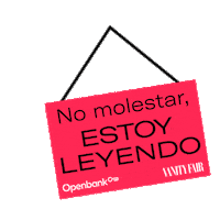 Leyendo Vanity Fair Sticker by Openbank