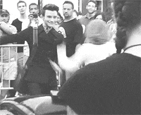 black and white love GIF