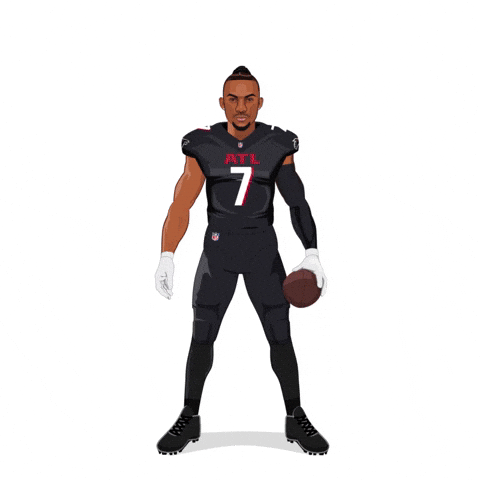 Point Up Atlanta Falcons GIF by SportsManias