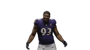 Happy Football Sticker by Baltimore Ravens