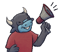 Toro Airhorn Sticker by Tarrant County College
