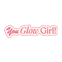 You Glow Girl Sticker by Kitschy Beauty