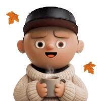 Sweater Weather Fall Sticker by OneFootball Heads