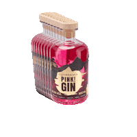 Pink Gin Sticker by liquormacher