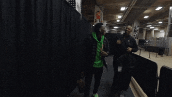 walking in game time GIF by NBA
