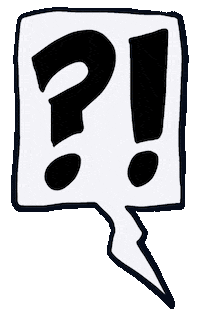 Onekon7 cartoon surprise comic bubble Sticker