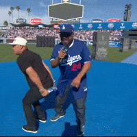 DodgersChat baseball mlb dodgers ice cube GIF