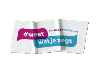 bondtegenvloeken tegen vloeken bond tegen vloeken vloeken tegen Sticker