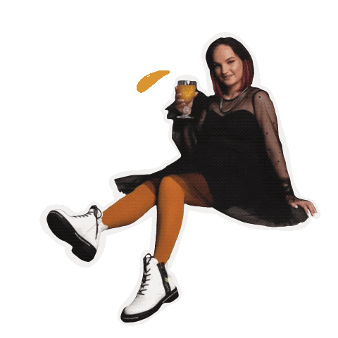 Orange Juice Sticker