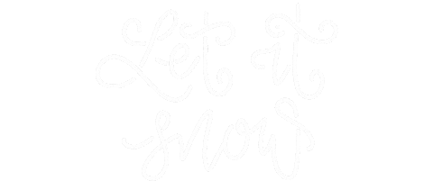 Let It Snow Christmas Sticker