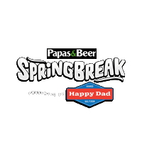 Spring Break Papasbeer Sticker by P&B