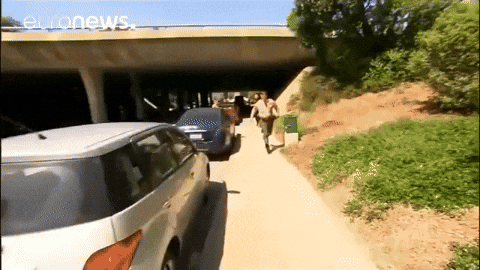 Police Running GIF by euronews