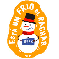 GALP_ natal energia meias prendas Sticker