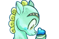 Horse Crown Sticker by SparksNBlings