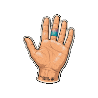 Hand Tape Sticker by KletterRetter