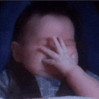 sad baby GIF