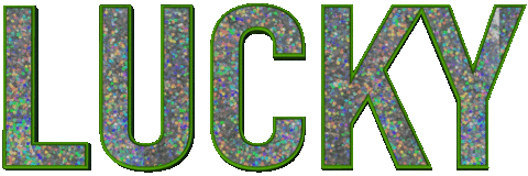 3D Good Luck Sticker