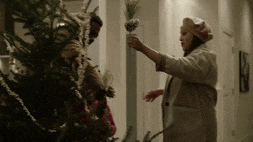 christmas tree popcorn GIF by Hallmark Channel